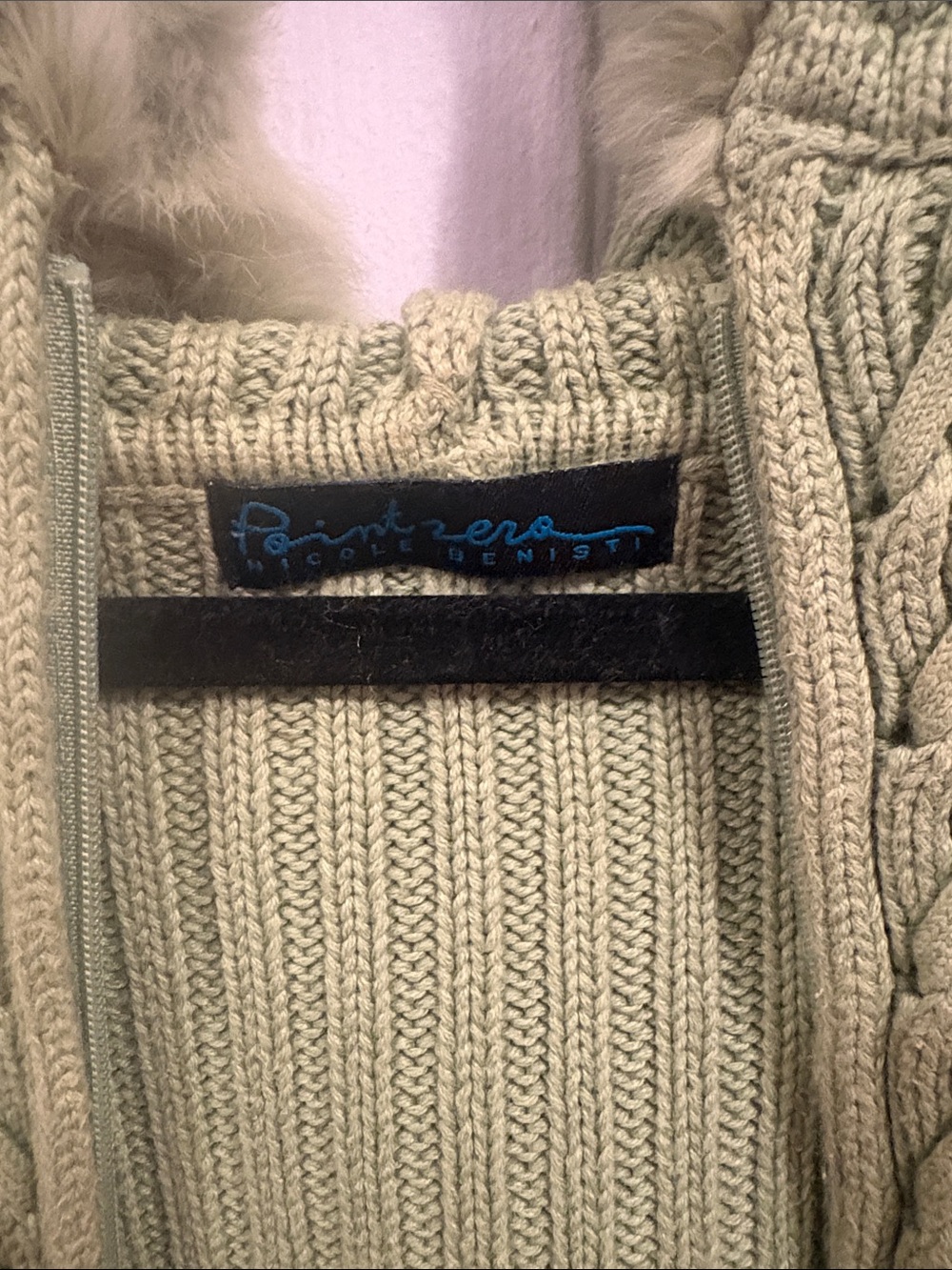 Point Zero Light Green Ribbed Zip-Up Cardigan - Picture 2 of 5
